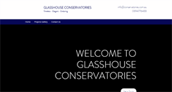 Desktop Screenshot of conservatories.com.au